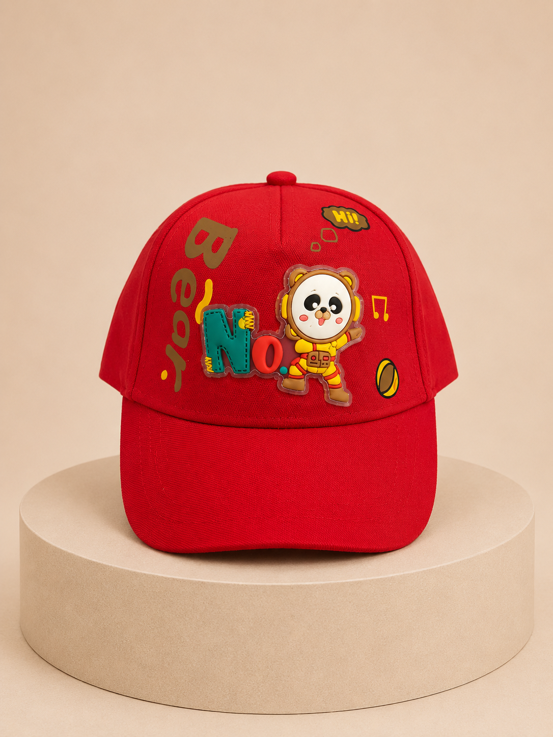 Cherry Bear Cap