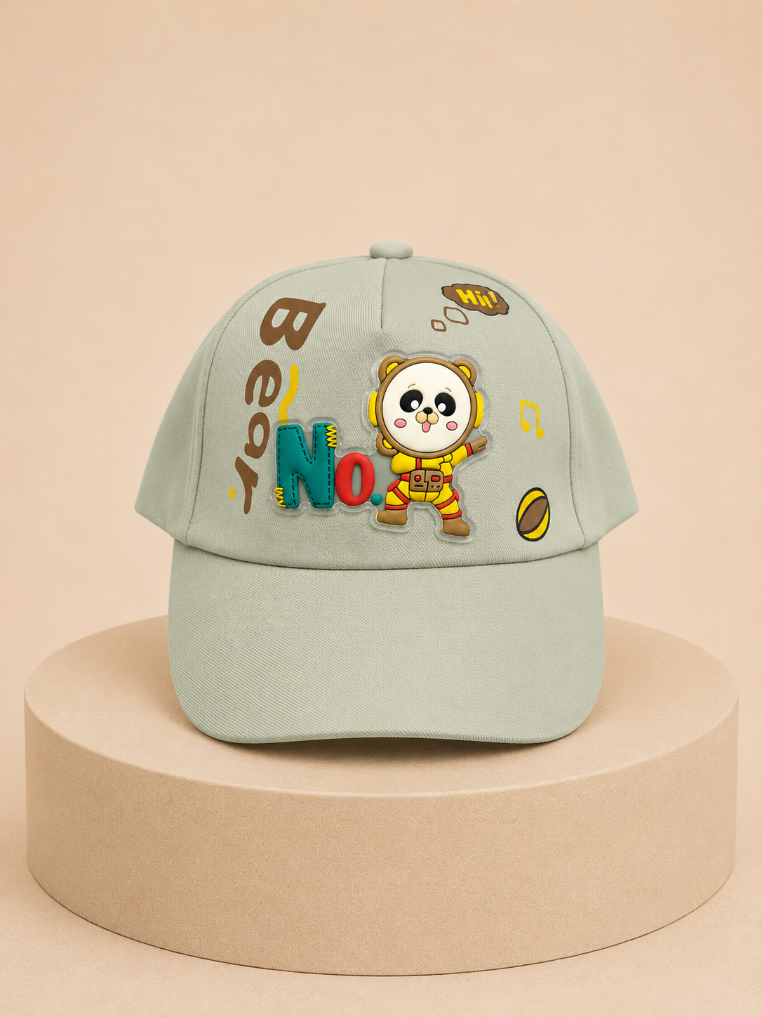 Sage Bear Cap